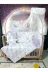 Baby Clime USR-60120-CİB-1. 60X120 Bebek Uyku Seti - Cibinlik Ve Aparat - Mor Kelebek Desen 1