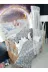Baby Clime USR-60120-CİB-1. 60X120 Bebek Uyku Seti - Cibinlik Ve Aparat - Gri Çiçek Yıldız Desen 2