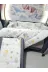 Baby Clime USR-70110-1. 70X110 Bebek Uyku Seti - Cibinliksiz - Ay Bulut Yıldız (Park Beşik Hariç) 1