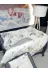 Baby Clime USR-70110-1. 70X110 Bebek Uyku Seti - Cibinliksiz - Ay Bulut Yıldız (Park Beşik Hariç) 3