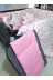 Baby Clime USR-70120-1. 70X120 Bebek Uyku Seti - Cibinliksiz - Kalp Bulut Yıldız (Park Beşik Hariç) 4