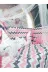 Baby Clime USR-70130-CİB-1. 70X130 Bebek Uyku Seti - Cibinlik Ve Aparat - Pembe Zigzag Yıldız Desen 3