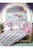 Baby Clime USR-70130-CİB-1. 70X130 Bebek Uyku Seti - Cibinlik Ve Aparat - Pembe Zigzag Yıldız Desen 4