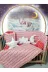 Baby Clime USR-70130-CİB-1. 70X130 Bebek Uyku Seti - Cibinlik Ve Aparat - Kırmızı Ince Zigzag Yıldız Desen 4