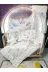 Baby Clime USR-70130-CİB-2. 70X130 Bebek Uyku Seti - Cibinlik Ve Aparat Dahil - Ay Bulut Yıldız 2