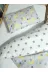 Baby Clime USR-90130-5 Parça 5 Parça 90X130 Bebek Uyku Seti - Yorgan Yastık Çarşaf Takımı - Ay Yıldız Desen Gri 2