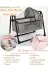 Baby Clime USR-KETENTB-4585-1. 45X85 Keten Portatif Beşik Ve Uyku Seti - Anne Yanı Beşik Tenteli Sepet Beşik 2