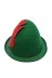 Balance Life GROUP-2586533 Mey İthalat® Yeşil Renk Kırmızı Tüylü Peter Pan Şapkası Robin Hood Şapkası 24X23 Cm 3