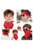 Balance Life GROUP-2587058 Mey İthalat® Kırmızı Kovboy Fuları Çocuk Bandana Western Desenli Boyun Fuları 2