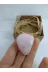 BalıkHediyelik BBL-PKVRS-1002-01 Pembe Kuvars Taşı Biblo Ham Doğaltaş Biblo (40-45 Gr) 2