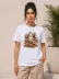 Balkabağı Hayalet Baskılı Tişört Kısa Kol Yazlık T-Shirt - Beyaz - 2XL - Beyaz 2