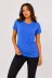 Basic Bisiklet Yaka Yazlık Slim Fit T-Shirt - Mavi - Hardal Sarısı - M - Çok Renkli 2
