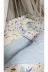 bebek_iklimi USRENK-70110-01 70X110 Park Beşik Erkek Bebek Uyku Seti - Likralı Lüks Cibinlikli Aparat Dahil 2