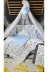 bebek_iklimi USRENK-70110-01 70X110 Park Beşik Erkek Bebek Uyku Seti - Likralı Lüks Cibinlikli Aparat Dahil 3