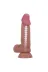 Belden Bağlamalı 19,4 Cm Kıkırdak Yapılı Çift Katmanlı Gerçekçi Dildo Penis 2