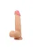 Belden Bağlamalı 21,8 Cm Kıkırdak Yapılı Çift Katmanlı Gerçekçi Dildo Penis 3