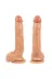 Belden Bağlamalı 25 Cm Realistik Vantuzlu Dildo Penis 4