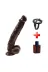 Belden Bağlamalı 27 Cm Gerçekçi Uzun & Kalın Melez Dildo Penis 1