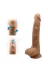 Belden Bağlamalı Usb Şarjlı 20 Cm Oynar Başlı İleri Geri Hareketli Titreşimli Dildo 2