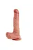 Belden Bağlamalı Yeni Nesil Çift Katmanlı 21,5 Cm Realistik Dildo Penis 2
