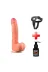 Belden Bağlamalı Yeni Nesil Çift Katmanlı Realistik Dildo Penis 28 Cm 1