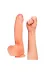 Belden Bağlamalı Yeni Nesil Çift Katmanlı Realistik Dildo Penis 28 Cm 4