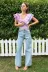 BENDİSTAR BUTİK TYC71387A5BEBB54B0016CA00 Kar Yıkama Mavi Likralı Süper Yüksek Bel Salaş Jeans Palazzo Pantolon 1
