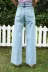 BENDİSTAR BUTİK TYC71387A5BEBB54B0016CA00 Kar Yıkama Mavi Likralı Süper Yüksek Bel Salaş Jeans Palazzo Pantolon 4