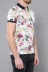 Beyaz Botanik Gül Desenli Polo Yaka T-Shirt | Wessi 2