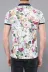 Beyaz Botanik Gül Desenli Polo Yaka T-Shirt | Wessi 3