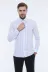 Beyaz Slim Fit Kareli Erkek Gömlek - Wessi - M / White 1