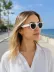 Beyaz Yapay Zeka Akıllı Gözlük Fotoğraf Video Ses Kayıtlı Çoklu Dil Çeviri Bluetooth Bağlantılı 3 Le 3