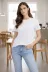 Bisiklet Yaka Tişört Regular Kalıp Basic Pamuklu Günlük Kullanım T-shirt - Beyaz - 2XL - Beyaz 4