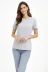 Bisiklet Yaka Tişört Regular Kalıp Basic Pamuklu Günlük Kullanım T-shirt - Gri - 2XL - Gri 3