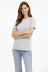 Bisiklet Yaka Tişört Regular Kalıp Basic Pamuklu Günlük Kullanım T-shirt - Gri - XL - Gri 1