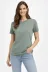 Bisiklet Yaka Tişört Regular Kalıp Basic Pamuklu Günlük Kullanım T-shirt - Mint Yeşili - S - Mint Yeşili 3