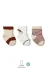 Bistyle 3lü Penye Rainbow Soket Çorap 10113 Kiremit 1