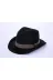 blackpure AB01007.003 İsme Özel Süet Kovboy Fötr Şapka - Ab01007 - Siyah 1