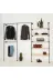 Blbndesign RafNo598 Dekoratif Borudan Raf Ve Askılık 150 Cm 1