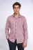 Bordo Kareli Slim-Fit Gömlek - Wessi - S / Bordo 1