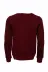 Bordo Taşlı Baskılı Bisiklet Yaka Sweatshirt - Wessi 3