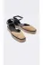 Butik nb06 Noble Shoes Hasır&deri Espadril Sandalet 1