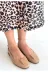 Butik P69173S4497 Canka Nude Cilt Babet Ayakkabı 3