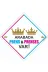BUTİKPLAKA butikplaka224110470 Dikkat Arabada Bebek Var/pleksi Ikaz Levhası 15X15 Cm /prens-Prenses Var 2