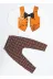 Casabony CS-23S-047 Spider Yelek Baskılı Pantolon + T-Shirt Takım 3