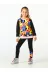 Casabony CS-24S-025 Alphabet Desenli Kız Çocuk Sweatshirt Takım 1