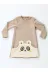 Casabony CS-24S-038 Panda Cepli Kız Çocuk Elbise 4