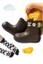 Casabony CS-24S-052 Siyah Yağmur Botu + Süper Star Çoraplı Set 1