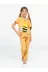 Casabony CS-24Y-057 Arı Puanlı Kız Çocuk Pijama Takım 2