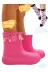 Casabony CS-25S-022 Pembe Kız Yağmur Botu & Pamuklu Çorap Takım 1